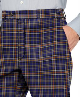 ScotsTee Shop Scottish Ruxton Dress Men's Tartan Trousers Plaid Trews - Regular Fit