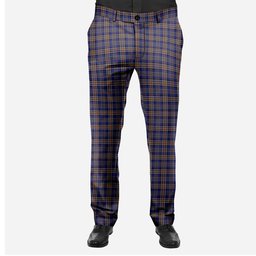 ScotsTee Shop Scottish Ruxton Dress Men's Tartan Trousers Plaid Trews - Regular Fit