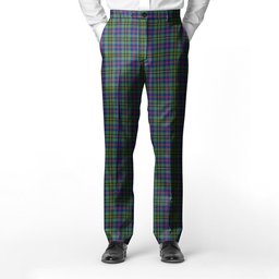 ScotsTee Shop Scottish Wood SC Men's Tartan Trousers Plaid Trews - Regular Fit