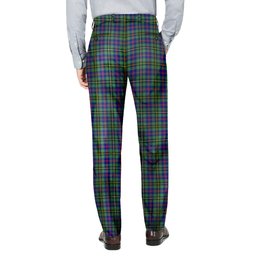 ScotsTee Shop Scottish Wood SC Men's Tartan Trousers Plaid Trews - Regular Fit