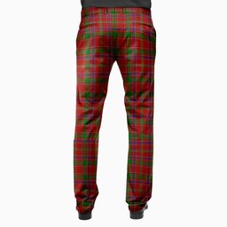 ScotsTee Shop Scottish Monroe Men's Tartan Trousers Plaid Trews - Regular Fit