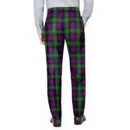 ScotsTee Shop Scottish Wilson Men's Tartan Trousers Plaid Trews - Regular Fit