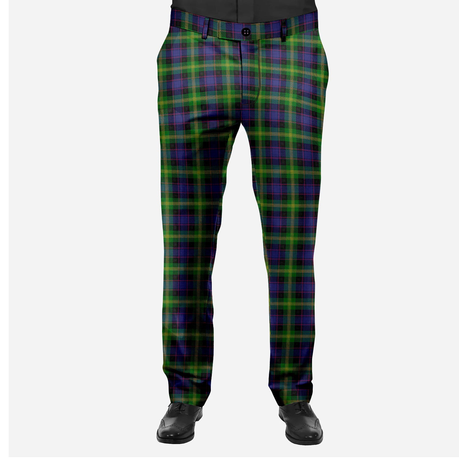 ScotsTee Shop Scottish Watson Men's Tartan Trousers Plaid Trews - Regular Fit