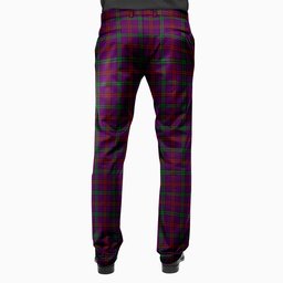 ScotsTee Shop Scottish Montgomrie or Montgomery of Eglinton Men's Tartan Trousers Plaid Trews - Regular Fit