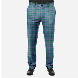 ScotsTee Shop Scottish Ralston Men's Tartan Trousers Plaid Trews - Regular Fit
