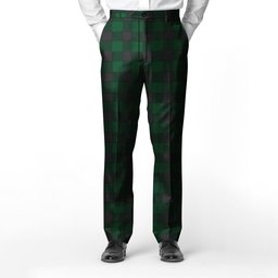 ScotsTee Shop Scottish Rob Roy Hunting Men's Tartan Trousers Plaid Trews - Regular Fit