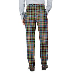 ScotsTee Shop Scottish Norvill Men's Tartan Trousers Plaid Trews - Regular Fit