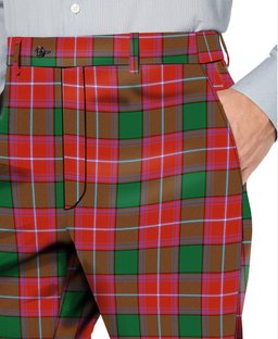 ScotsTee Shop Scottish Rattray Ancient Men's Tartan Trousers Plaid Trews - Regular Fit