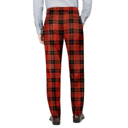 ScotsTee Shop Scottish Mcquain Ancient Men's Tartan Trousers Plaid Trews - Regular Fit