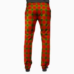 ScotsTee Shop Scottish McQueary Modern Men's Tartan Trousers Plaid Trews - Regular Fit