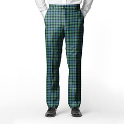 ScotsTee Shop Scottish Mouat Men's Tartan Trousers Plaid Trews - Regular Fit