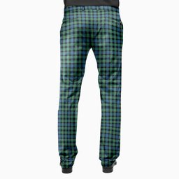 ScotsTee Shop Scottish Mouat Men's Tartan Trousers Plaid Trews - Regular Fit