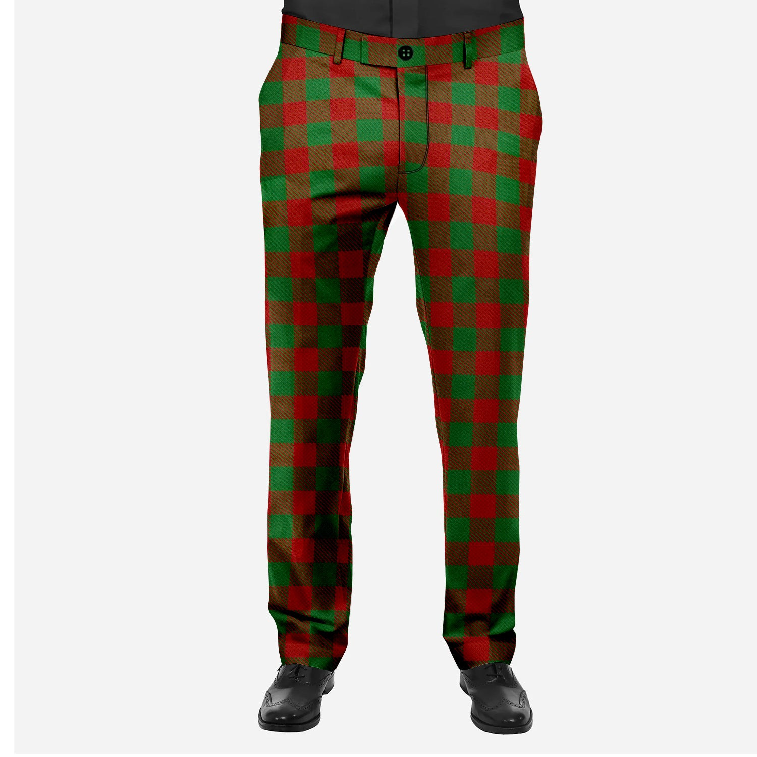 ScotsTee Shop Scottish Moncrieff Men's Tartan Trousers Plaid Trews - Regular Fit