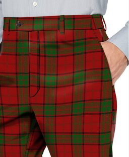 ScotsTee Shop Scottish Maxwell Men's Tartan Trousers Plaid Trews - Regular Fit
