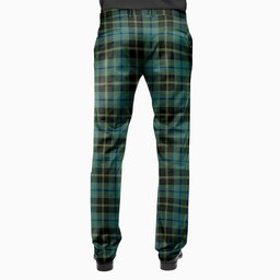 ScotsTee Shop Scottish Michaluk Men's Tartan Trousers Plaid Trews - Regular Fit