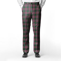 ScotsTee Shop Scottish McFarland Hunting Modern Men's Tartan Trousers Plaid Trews - Regular Fit