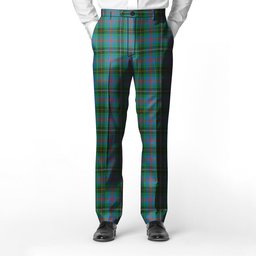 ScotsTee Shop Scottish Wood Ancient Clan Men's Tartan Trousers Plaid Trews - Regular Fit