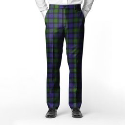 ScotsTee Shop Scottish MacTaggart Men's Tartan Trousers Plaid Trews - Regular Fit