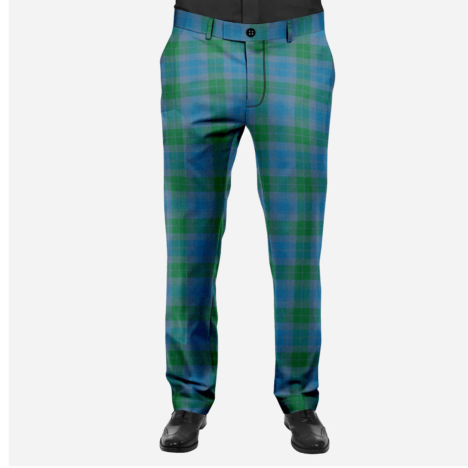 ScotsTee Shop Scottish Sutherland Hunting Ancient Men's Tartan Trousers Plaid Trews - Regular Fit