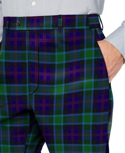 ScotsTee Shop Scottish MacTaggart Johnstons Men's Tartan Trousers Plaid Trews - Regular Fit