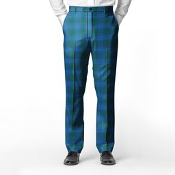 ScotsTee Shop Scottish Sutherland Hunting Modern Men's Tartan Trousers Plaid Trews - Regular Fit