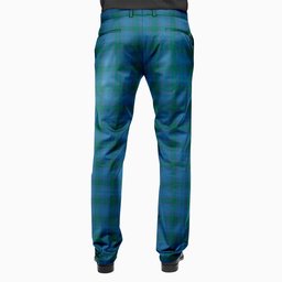 ScotsTee Shop Scottish Sutherland Hunting Modern Men's Tartan Trousers Plaid Trews - Regular Fit