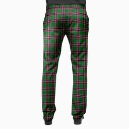 ScotsTee Shop Scottish McFarland Hunting Men's Tartan Trousers Plaid Trews - Regular Fit