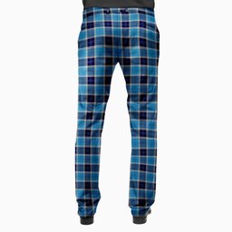 ScotsTee Shop Scottish Strathclyde Men's Tartan Trousers Plaid Trews - Regular Fit