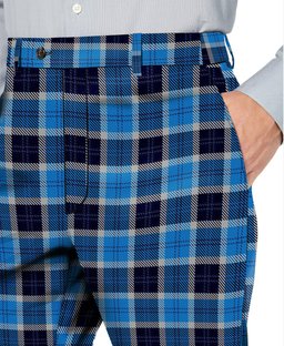 ScotsTee Shop Scottish Strathclyde Men's Tartan Trousers Plaid Trews - Regular Fit