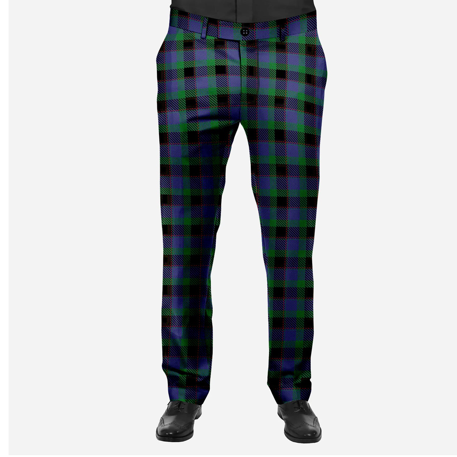 ScotsTee Shop Scottish Meoni Men's Tartan Trousers Plaid Trews - Regular Fit