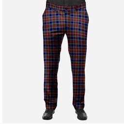 ScotsTee Shop Scottish Moon Georgia USA Men's Tartan Trousers Plaid Trews - Regular Fit