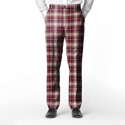 ScotsTee Shop Scottish McFarland Dress Modern Men's Tartan Trousers Plaid Trews - Regular Fit