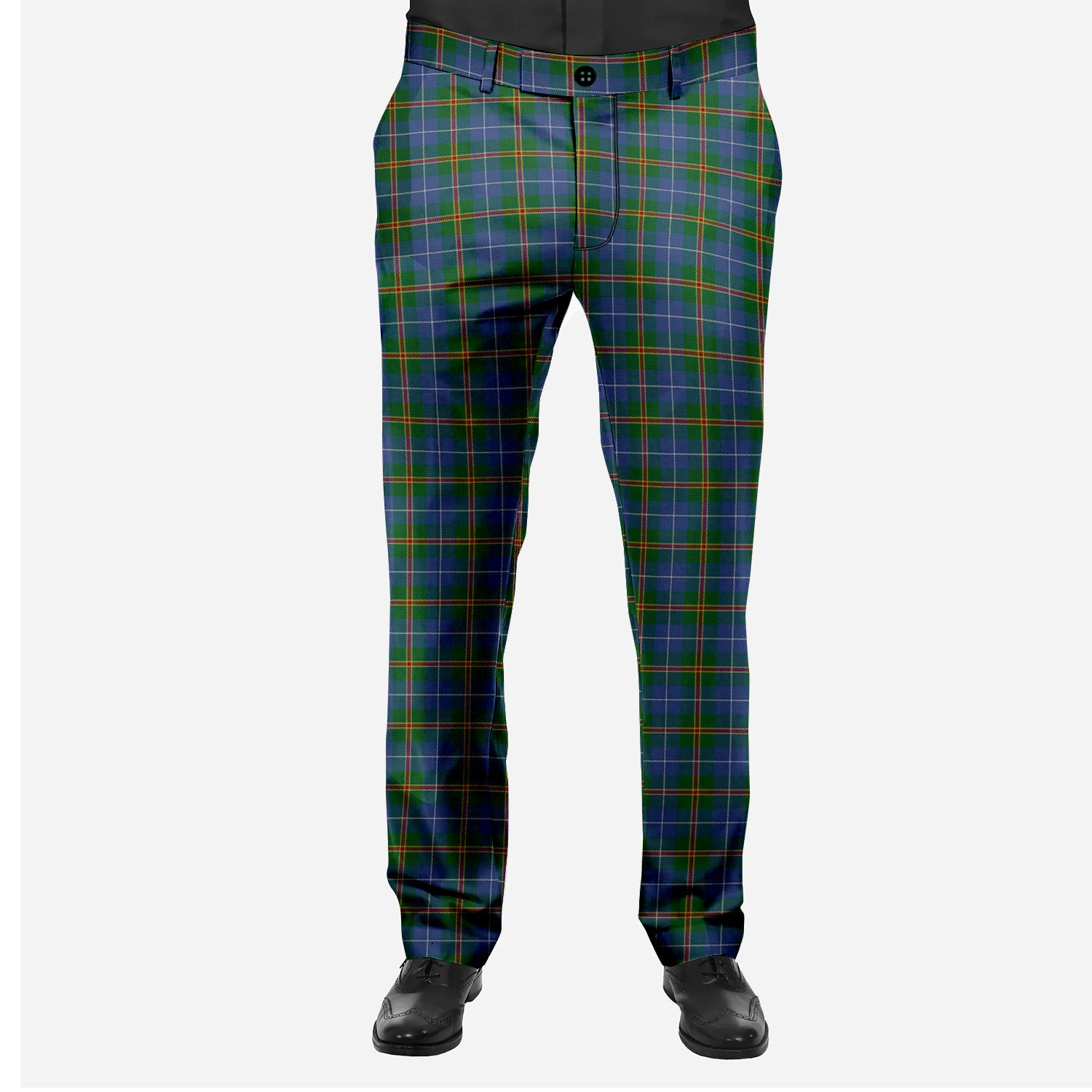 ScotsTee Shop Scottish Turnbull Hunting Men's Tartan Trousers Plaid Trews - Regular Fit