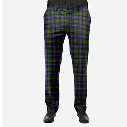 ScotsTee Shop Scottish Malcolm 1840 Men's Tartan Trousers Plaid Trews - Regular Fit