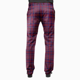 ScotsTee Shop Scottish Ruxton Hunting Men's Tartan Trousers Plaid Trews - Regular Fit