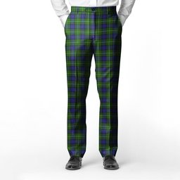 ScotsTee Shop Scottish Mulcahy Men's Tartan Trousers Plaid Trews - Regular Fit