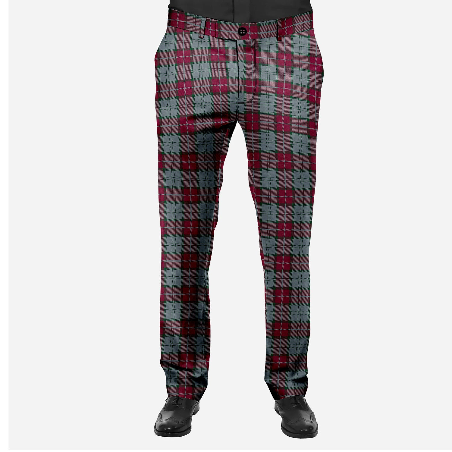 ScotsTee Shop Scottish Rob Roy (Film) Men's Tartan Trousers Plaid Trews - Regular Fit
