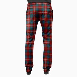 ScotsTee Shop Scottish Nicolson of Lewis Men's Tartan Trousers Plaid Trews - Regular Fit