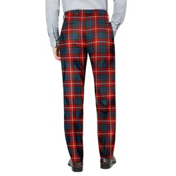ScotsTee Shop Scottish Nicolson of Lewis Men's Tartan Trousers Plaid Trews - Regular Fit