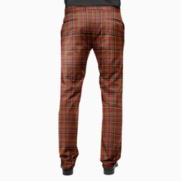 ScotsTee Shop Scottish Ogilvie (Ogilvy) of Strathallan Men's Tartan Trousers Plaid Trews - Regular Fit