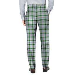 ScotsTee Shop Scottish Milne dress green Men's Tartan Trousers Plaid Trews - Regular Fit