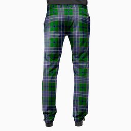 ScotsTee Shop Scottish Wishart Hunting Modern Men's Tartan Trousers Plaid Trews - Regular Fit