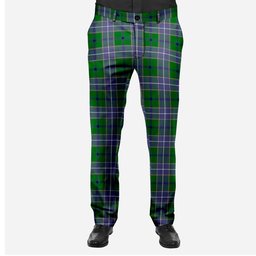 ScotsTee Shop Scottish Wishart Hunting Modern Men's Tartan Trousers Plaid Trews - Regular Fit