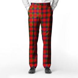 ScotsTee Shop Scottish Nicholson Modern Men's Tartan Trousers Plaid Trews - Regular Fit