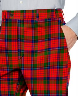 ScotsTee Shop Scottish Nicholson Modern Men's Tartan Trousers Plaid Trews - Regular Fit