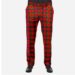 ScotsTee Shop Scottish Nicholson Modern Men's Tartan Trousers Plaid Trews - Regular Fit