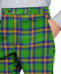ScotsTee Shop Scottish New Mexico Men's Tartan Trousers Plaid Trews - Regular Fit
