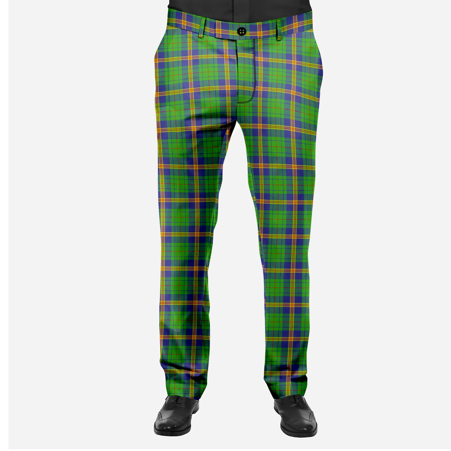 ScotsTee Shop Scottish New Mexico Men's Tartan Trousers Plaid Trews - Regular Fit