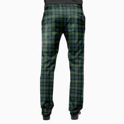ScotsTee Shop Scottish Whitson Men's Tartan Trousers Plaid Trews - Regular Fit