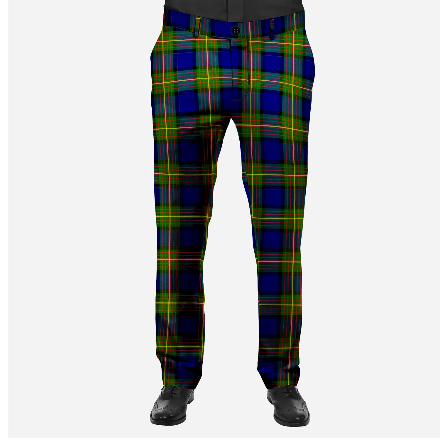 ScotsTee Shop Scottish Muir Men's Tartan Trousers Plaid Trews - Regular Fit